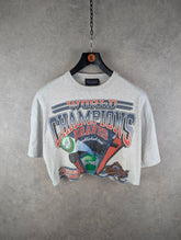 Hand Altered Cropped T-Shirt Womens Large L MLB Vintage Single Stitch T-Shirt